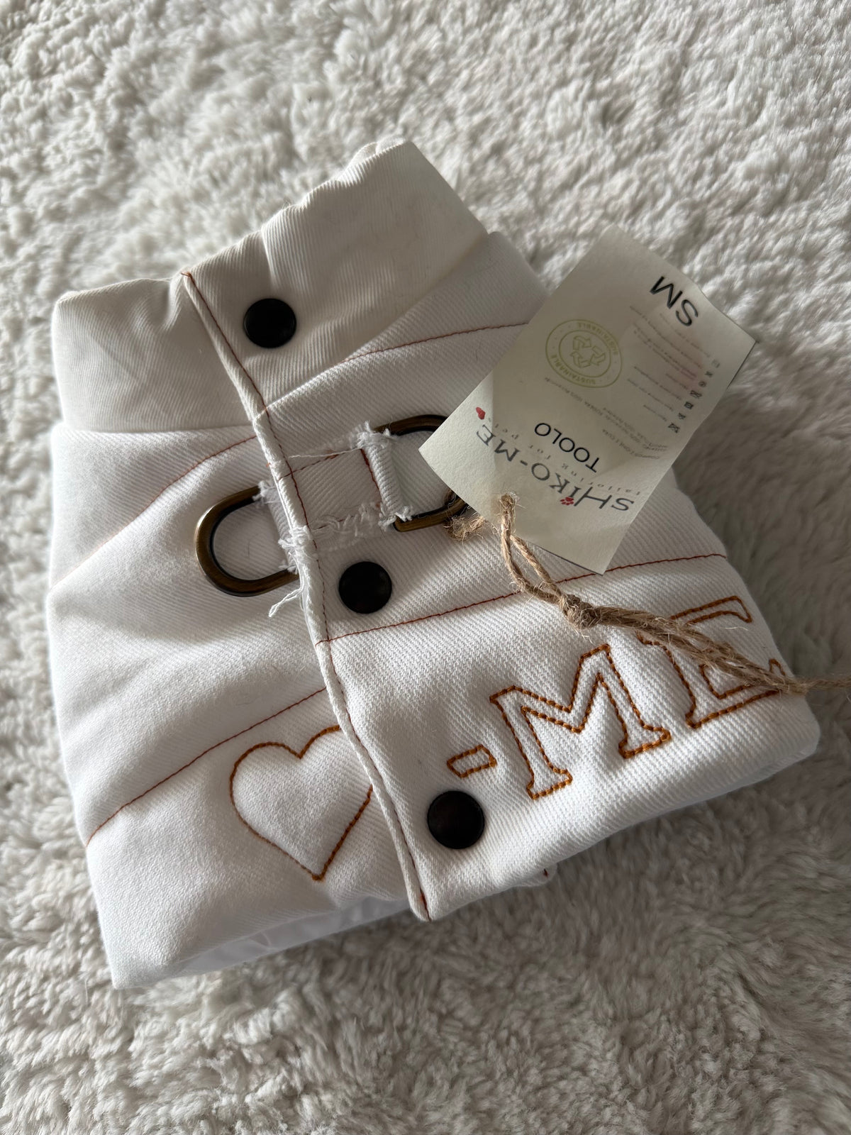 Toolo Harness Denim Bianco