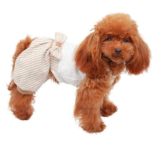 Candy Stripe Pant Beige