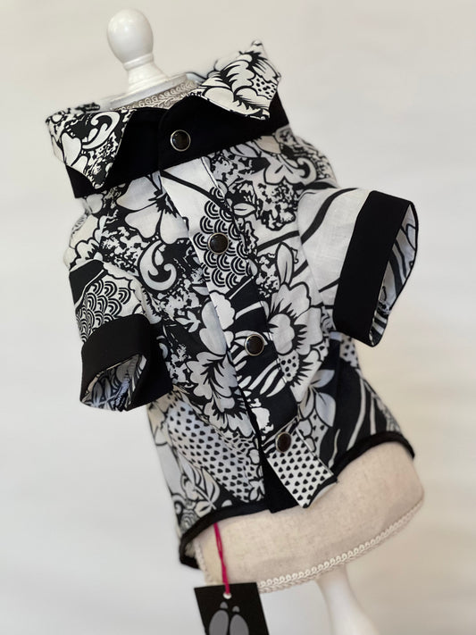 Camicia Trend Black and White A402/01