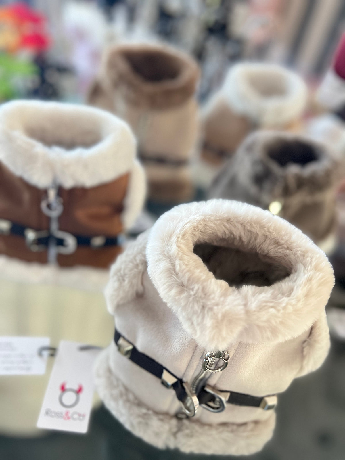 Harness Shearling Ghiaccio