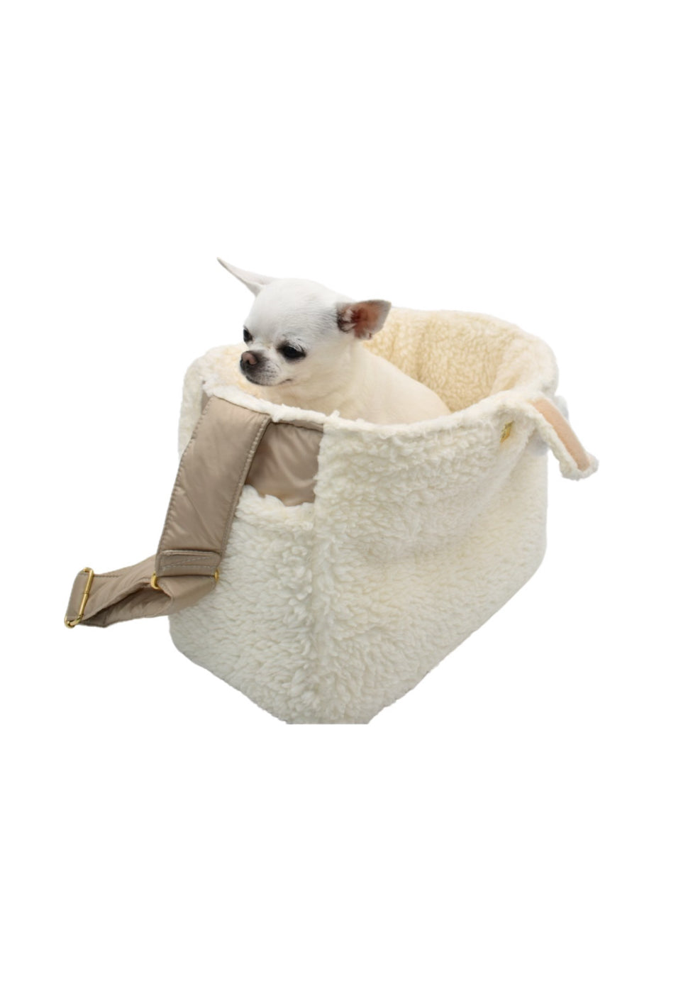 Teddy Bear Cotton Bag Ecru