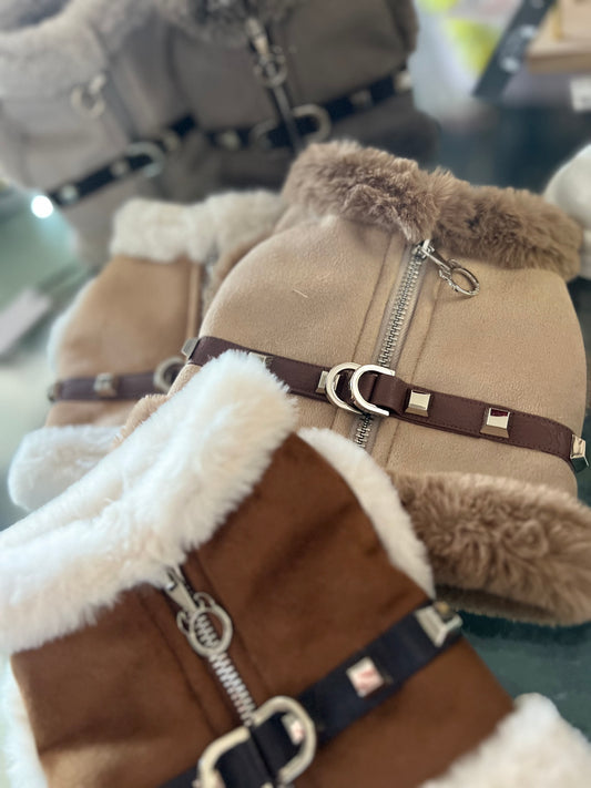 Harness Shearling Tortora
