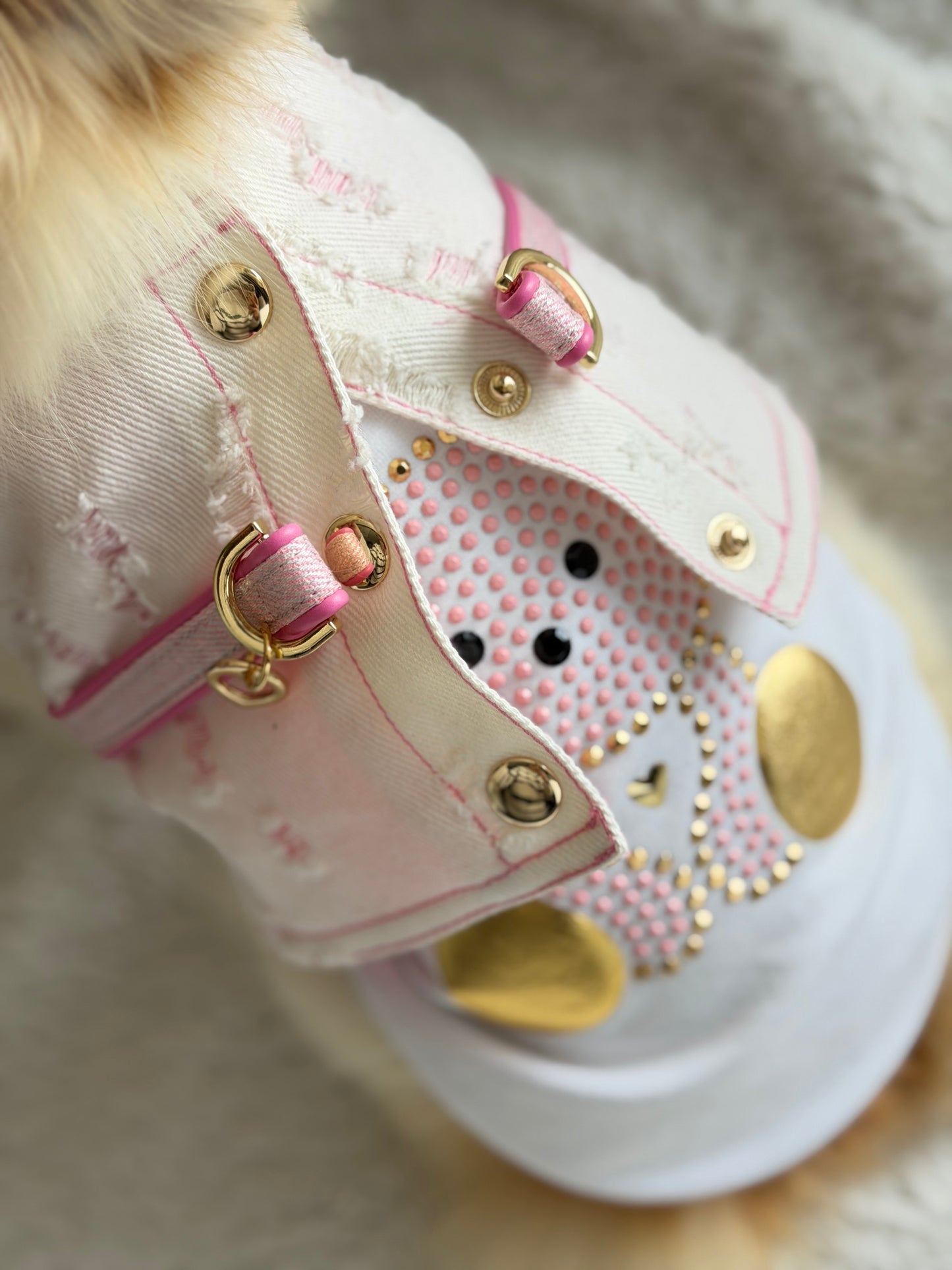 Teddy Harness Pink