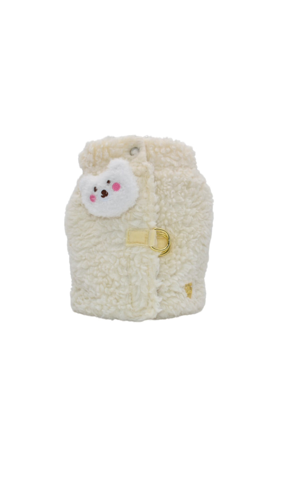Teddy Bear Cotton Harnes Ecru