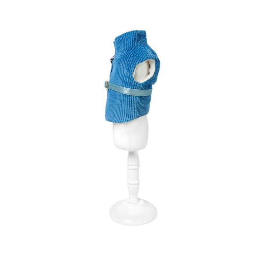 Pettorina Velluto Azzurra