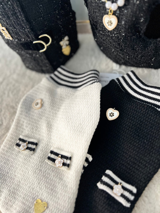 Chanel Style Pull Bianco