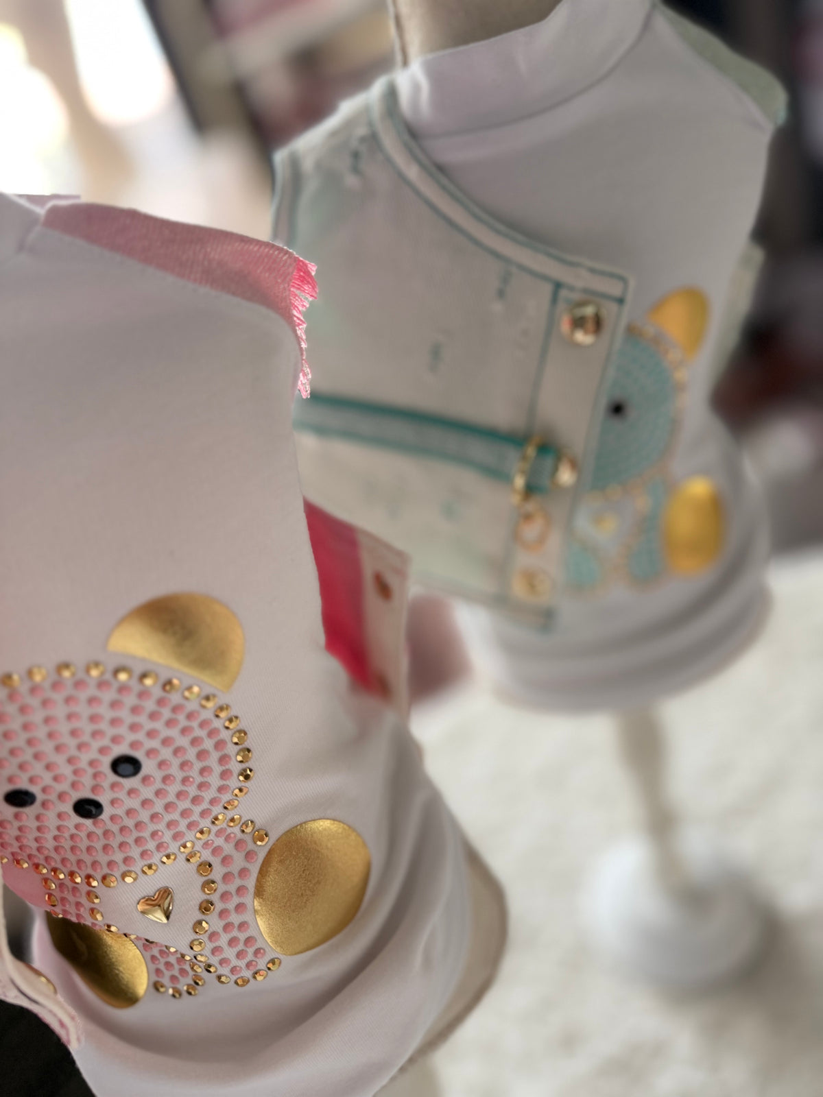 Teddy Harness Pink Tiffany