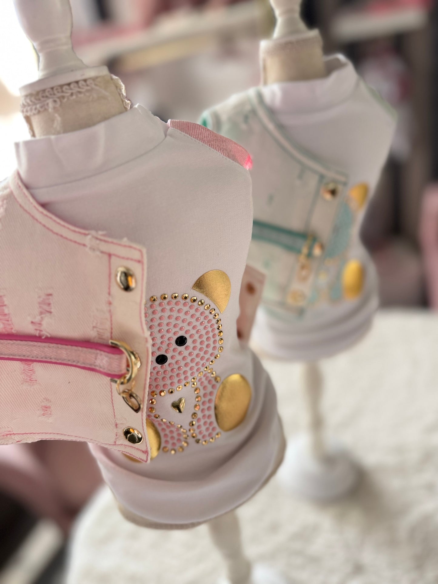 Teddy Harness Pink