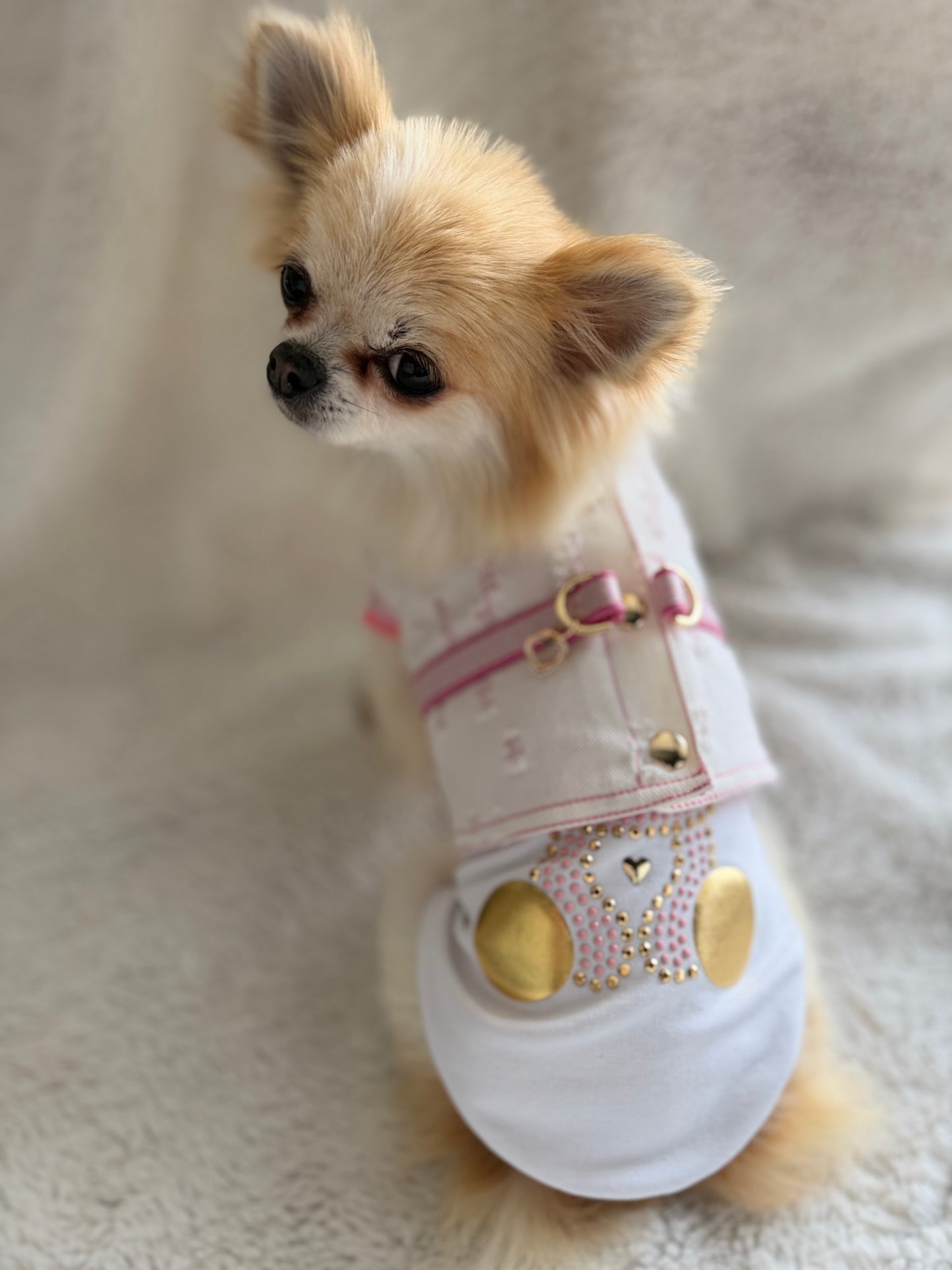 Teddy Harness Pink