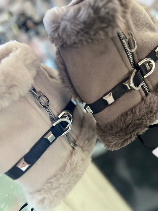 Harness Shearling Ghiaccio